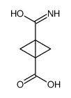 Bicyclo[1.1.0]butane-1-carboxylic acid, 3-(aminocarbonyl)- (9CI) Structure
