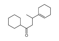 3-(cyclohexen-1-yl)-1-cyclohexylbutan-1-one结构式