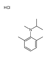 N,2,6-trimethyl-N-propan-2-ylaniline,hydrochloride Structure