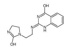 2-[2-(2-oxoimidazolidin-1-yl)ethylamino]-1H-quinazolin-4-one结构式