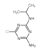 2-Amino-4-isopropylamino-6-chlorotriazin Structure