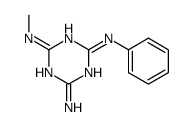 4-N-methyl-2-N-phenyl-1,3,5-triazine-2,4,6-triamine结构式