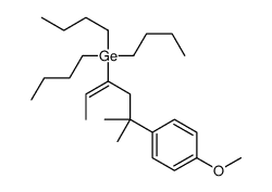 tributyl-[5-(4-methoxyphenyl)-5-methylhex-2-en-3-yl]germane Structure