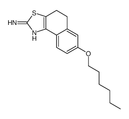 7-hexoxy-4,5-dihydrobenzo[e][1,3]benzothiazol-2-amine结构式