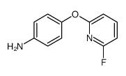 4-(6-fluoropyridin-2-yl)oxyaniline结构式