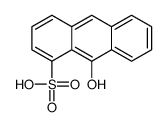 9-hydroxyanthracene-1-sulfonic acid Structure