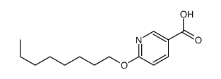 6-octoxypyridine-3-carboxylic acid结构式