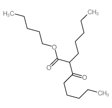 Octanoicacid, 3-oxo-2-pentyl-, pentyl ester structure