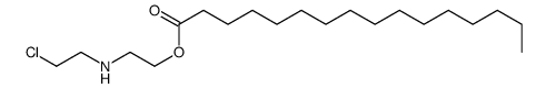 2-(2-chloroethylamino)ethyl hexadecanoate结构式