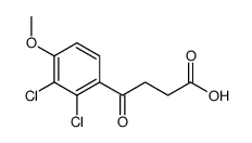 4-(2,3-dichloro-4-methoxyphenyl)-4-oxobutanoic acid Structure