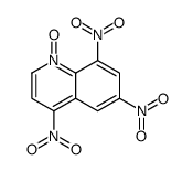 4,6,8-trinitro-1-oxidoquinolin-1-ium Structure