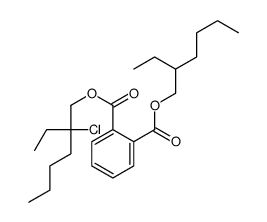 2-O-(2-chloro-2-ethylhexyl) 1-O-(2-ethylhexyl) benzene-1,2-dicarboxylate Structure