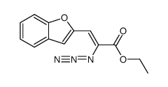 Ethyl 2-Azido-3-(2-benzofuryl)acrylate Structure