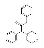 2-Propanone,1-(4-morpholinyl)-1,3-diphenyl-结构式