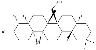 D:A-Friedooleanane-3β,26-diol结构式