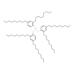 Phosphorous acid tris(2,4-dinonylphenyl) ester结构式