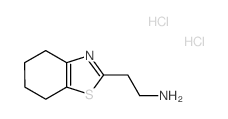 2-(4,5,6,7-tetrahydro-1,3-benzothiazol-2-yl)ethanamine(SALTDATA: 2HCl 0.35H2O 0.12NaBr) structure