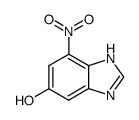 1H-Benzimidazol-5-ol,7-nitro-(9CI)结构式