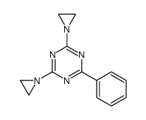2,4-bis(aziridin-1-yl)-6-phenyl-1,3,5-triazine结构式