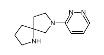 7-pyridazin-3-yl-1,7-diazaspiro[4.4]nonane结构式