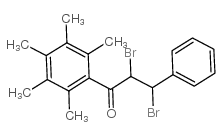 2,3-dibromo-1-(2,3,4,5,6-pentamethylphenyl)-3-phenylpropan-1-one Structure