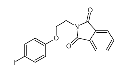 2-[2-(4-iodophenoxy)ethyl]isoindole-1,3-dione结构式