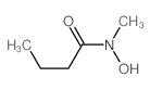N-hydroxy-N-methyl-butanamide结构式