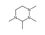 1,2,3,4-tetramethyl-1,2,4-triazinane结构式