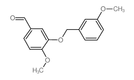 4-METHOXY-3-[(3-METHOXYBENZYL)OXY]BENZALDEHYDE structure