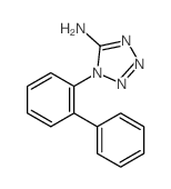 5-Amino-1-(2-biphenyl)-tetrazole结构式