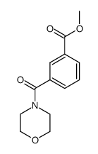 methyl 3-(morpholine-4-carbonyl)benzoate Structure