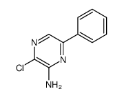 3-chloro-6-phenylpyrazin-2-amine结构式