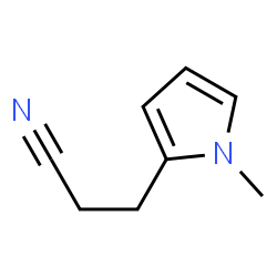 1H-Pyrrole-2-propanenitrile,1-methyl-(9CI) structure