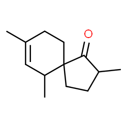 Spiro[4.5]dec-7-en-1-one, 2,6,8-trimethyl- (9CI)结构式