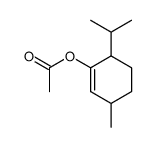 6-isopropyl-3-methylcyclohexen-1-yl acetate Structure