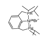 (2,6-bis(diisopropylphosphinomethyl)phenyl)bromonickel Structure