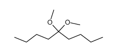 dibutyl ketone dimethyl acetal Structure