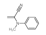 2-Propenenitrile,2-(methylphenylamino)- Structure