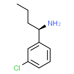 (1R)-1-(3-CHLOROPHENYL)BUTYLAMINE结构式