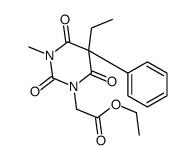 ethyl 2-(5-ethyl-3-methyl-2,4,6-trioxo-5-phenyl-1,3-diazinan-1-yl)acetate Structure