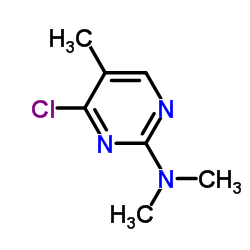 4-Chloro-N,N,5-trimethyl-2-pyrimidinamine结构式