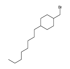 1-(bromomethyl)-4-octylcyclohexane Structure