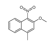 2-methoxy-4-methyl-1-nitronaphthalene结构式