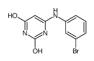 6-(3-bromoanilino)-1H-pyrimidine-2,4-dione结构式