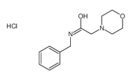 N-benzyl-2-morpholin-4-ylacetamide,hydrochloride Structure