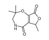 2,2,6-trimethyl-3,4-dihydro-2H,6H-furo[3,4-f][1,4]oxazepine-5,8-dione Structure