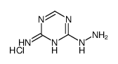 4-hydrazinyl-1,3,5-triazin-2-amine,hydrochloride Structure