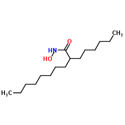 2-hexyl-N-hydroxydecanamide结构式