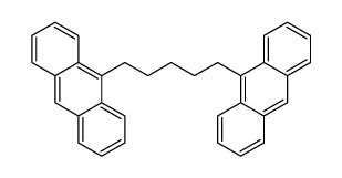 9-(5-anthracen-9-ylpentyl)anthracene结构式