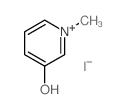 3-Hydroxypyridinium methiodide结构式